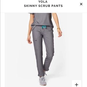 Figs Yola Style Scrub Pant - Graphite - S